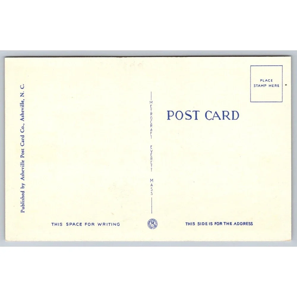 Vintage Linen Postcard Rocky Mount NC Atlantic Coast Line Depot Railroad RM-19